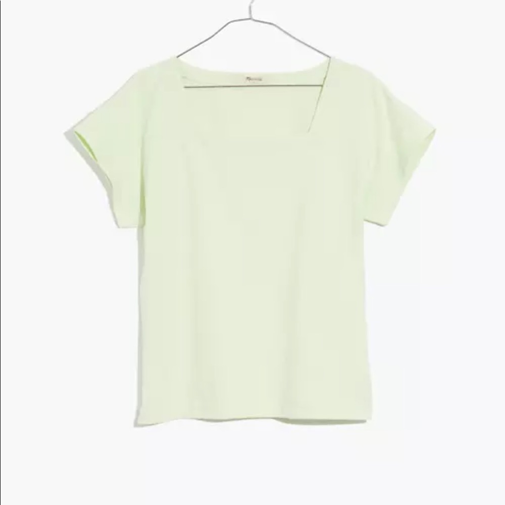 Madewell square neck net T-shirt size S